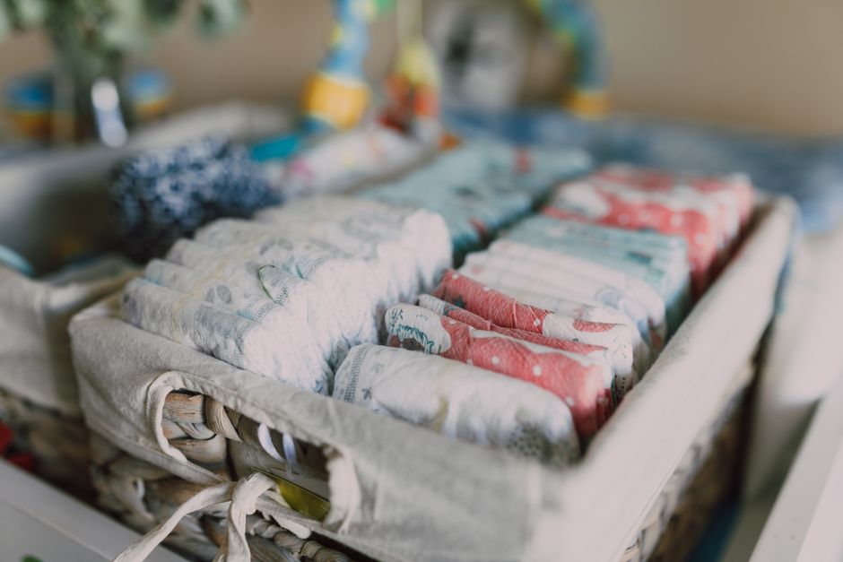 Diaper-Cake Alternative for an intimate celebration — celebrations · Baby Showers