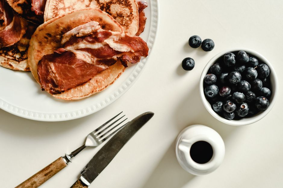 Blueberry Oat Pancakes for a weekday breakfast — food · Breakfast & Brunch