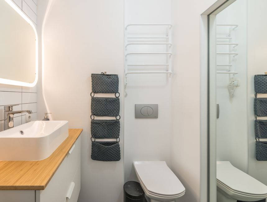 Under-Sink Trick for freeing up closet space — home · Home Hacks