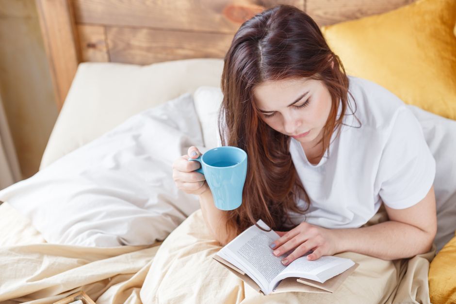 Book-And-Blanket Hour during a morning transition — wellness · Relaxation