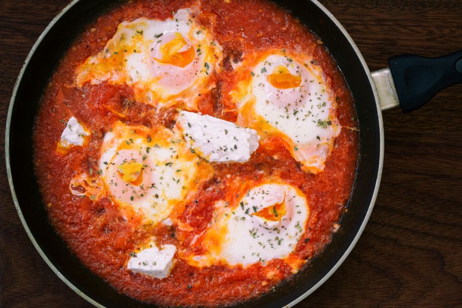 Shakshuka Skillet for a weekday breakfast — food · Breakfast & Brunch