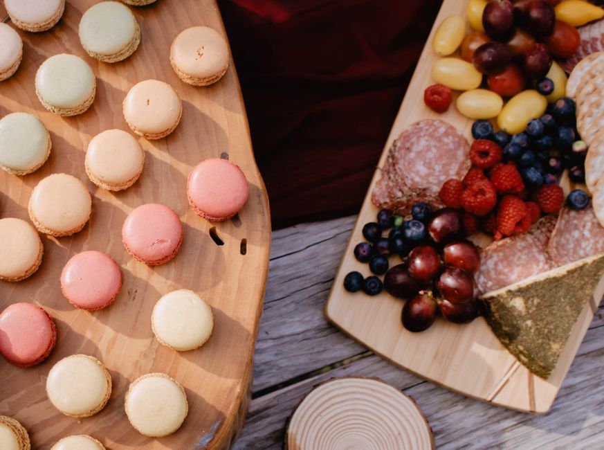 Dessert-For-Two Board for an outdoor celebration — celebrations · Valentine's Day