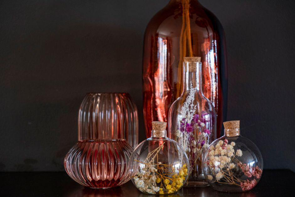 Wine-Bottle Vase for planter everyday photos — diy-creativity · Upcycling