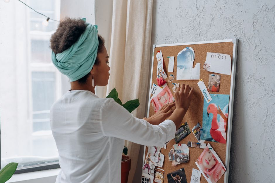 Fabric Memo Board from thrifted frames — home · DIY