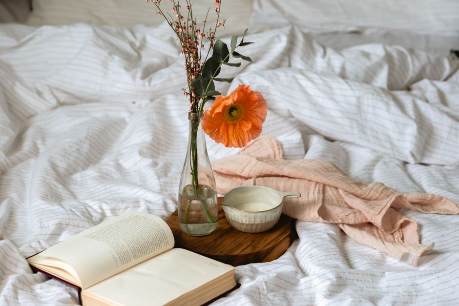 Linen Refresh during a morning transition — wellness · Sleep