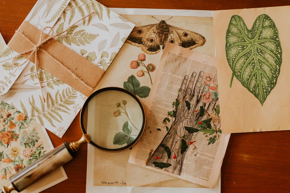 Collage Postcard using household supplies — diy-creativity · Crafts