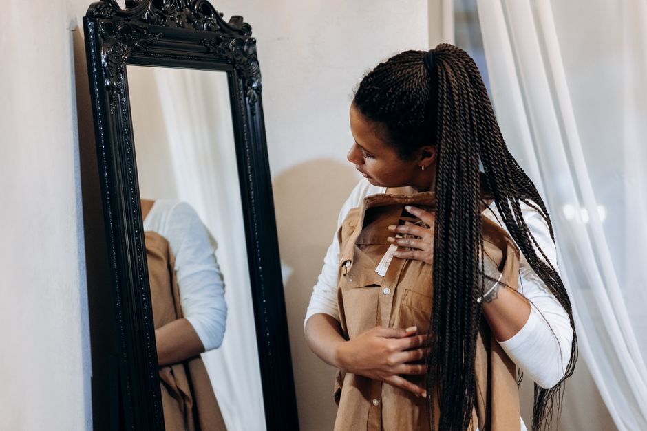 Rope Mirror Frame using pressed botanicals — diy-creativity · Handmade Decor