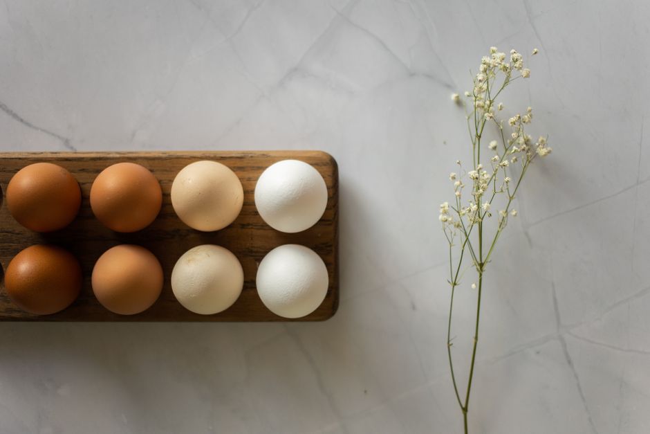 Ombré egg tower
