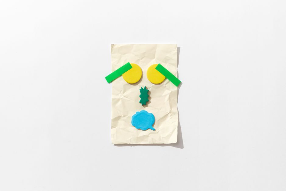 Cut-Paper Portrait using thrifted fabric — diy-creativity · Paper Crafts