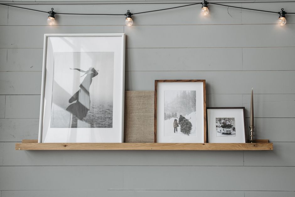 Picture Ledge for a narrow wall — home · Home Decor