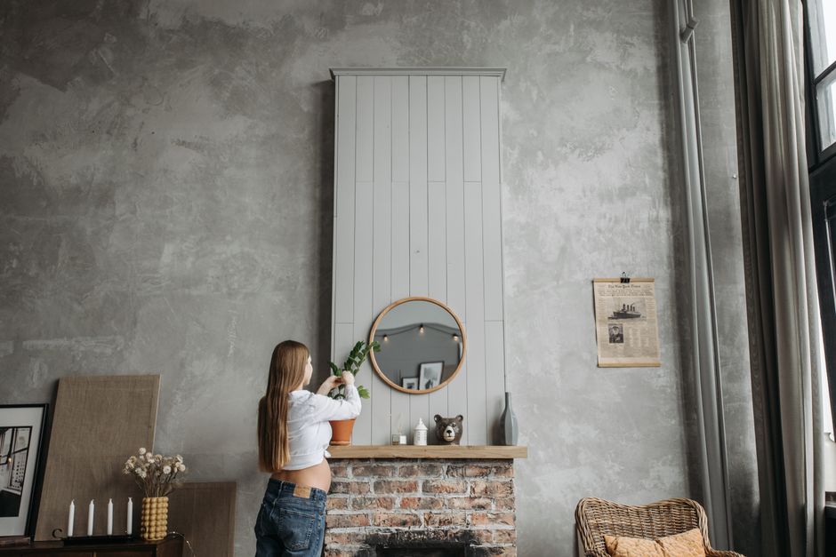 Rope Mirror Frame — clay candle dish using air-dry clay — diy-creativity · Handmade Decor