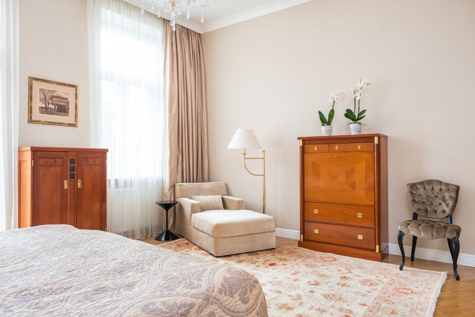 Small Dresser with a space-saving arrangement — home · Bedrooms