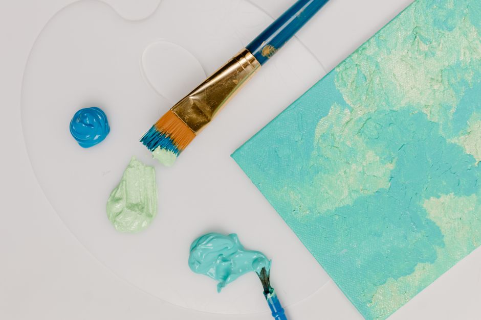 Miniature Gouache Garden for rescuing old materials — diy-creativity · Art & Painting
