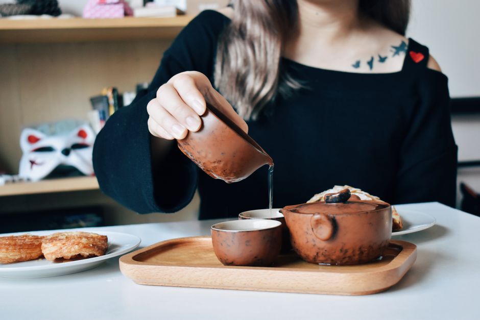 Tea Ritual during a workday lull — wellness · Evening Routines