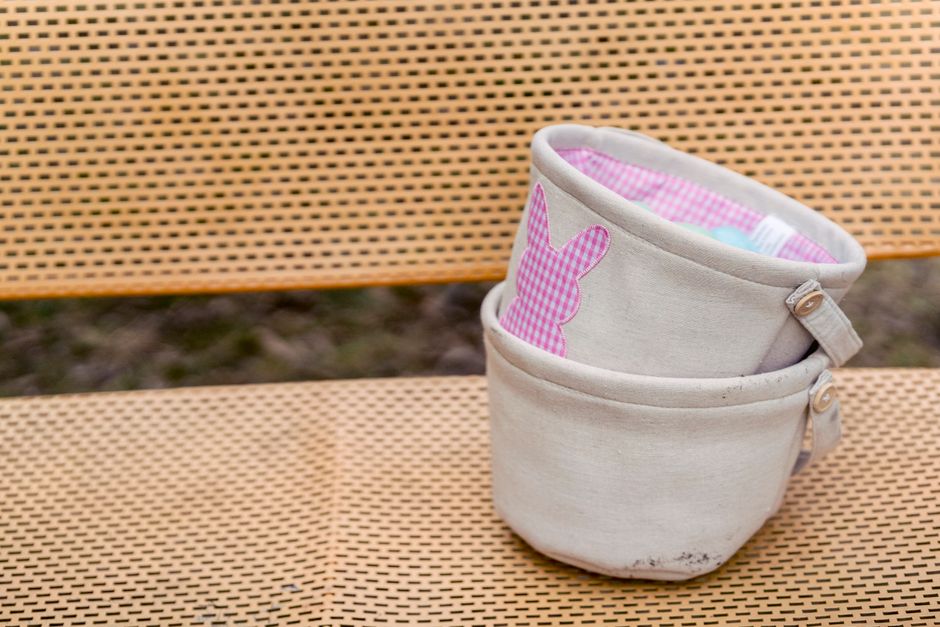 Fabric Basket for blank journal page — diy-creativity · Sewing