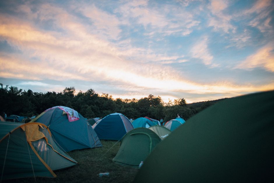 Living-Room Camping around a homemade prize — entertainment · Family Fun