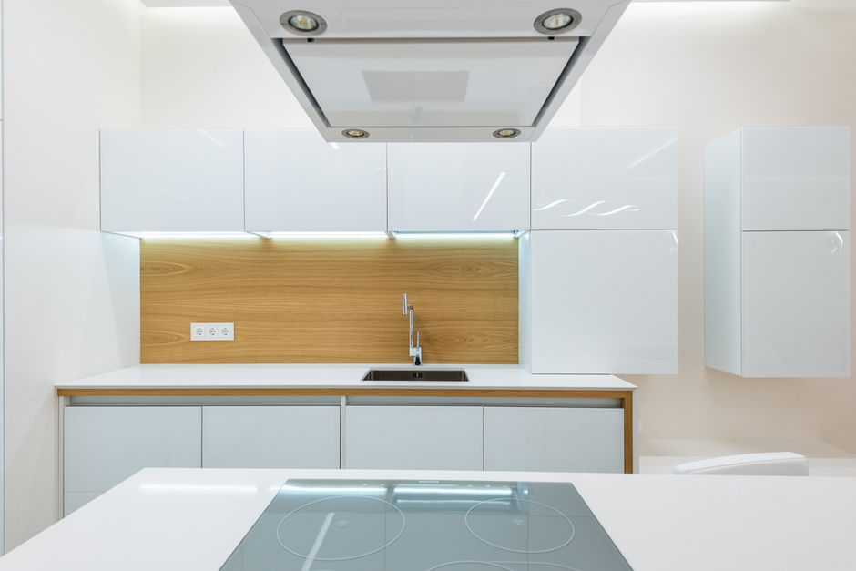 Mixed-Material Kitchen using mixed wood tones — home · Interior Design
