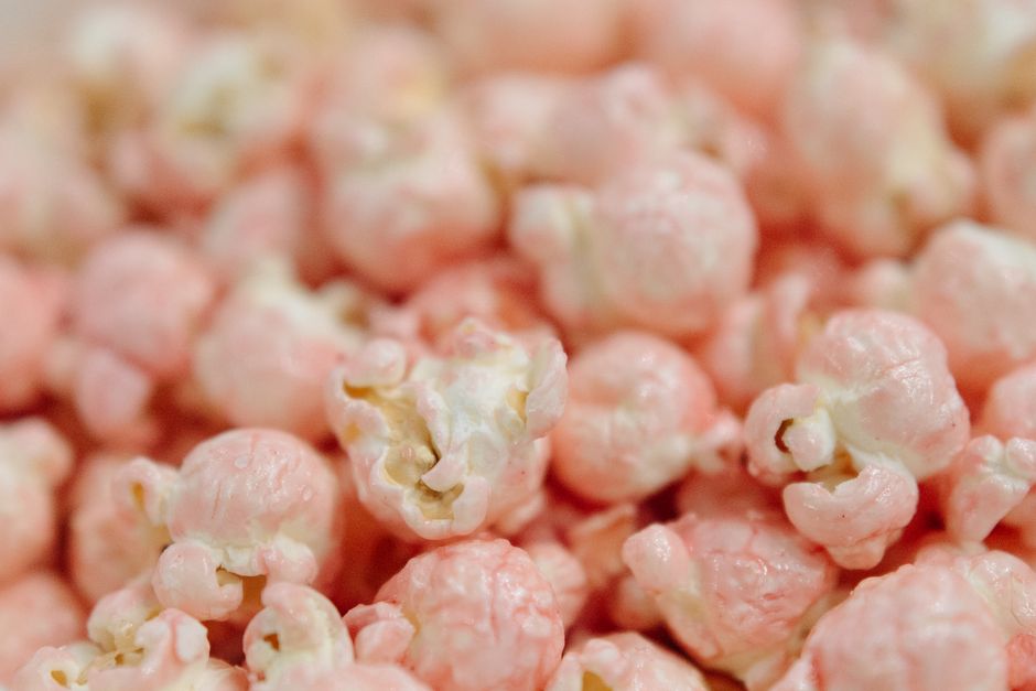 Parmesan Popcorn with toasted seeds — food · Snacks