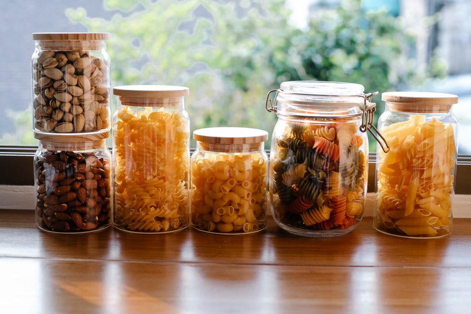 Pantry Zone using mixed wood tones — home · Kitchens