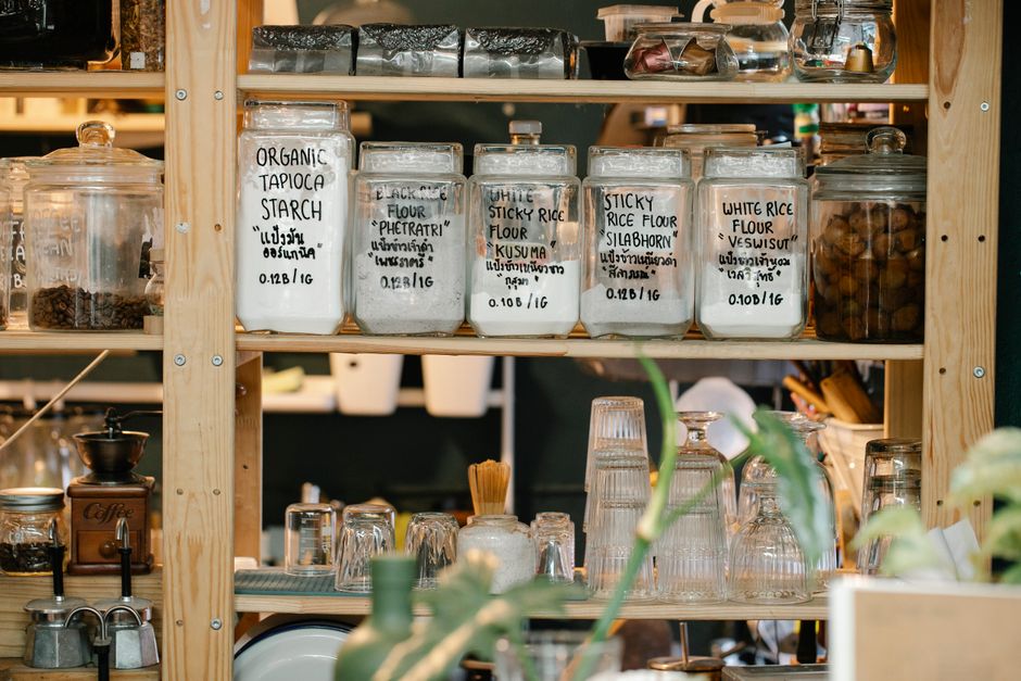Pantry Bins with a quiet hotel-like touch — home · Organization