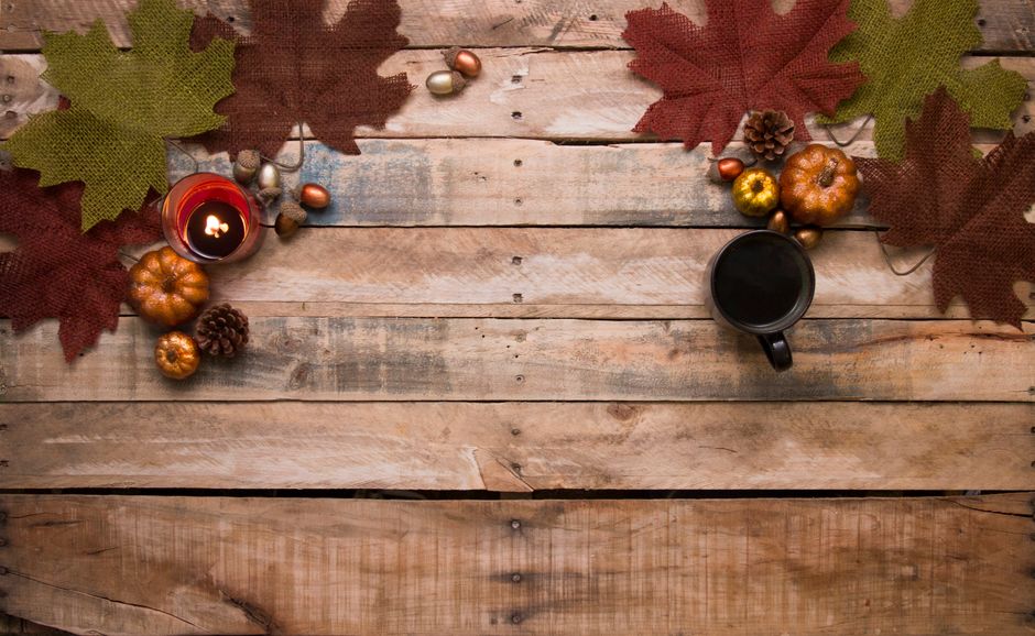 Harvest Table Runner around a dessert-first menu — celebrations · Thanksgiving