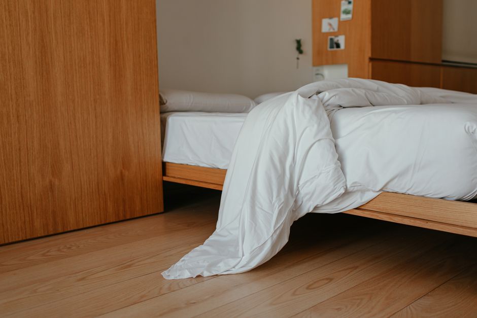Linen Duvet for night time feel 4 — home · Bedrooms