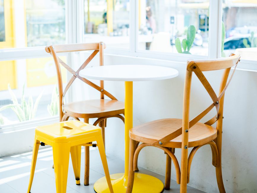 Breakfast Nook with a space-saving arrangement — home · Kitchens
