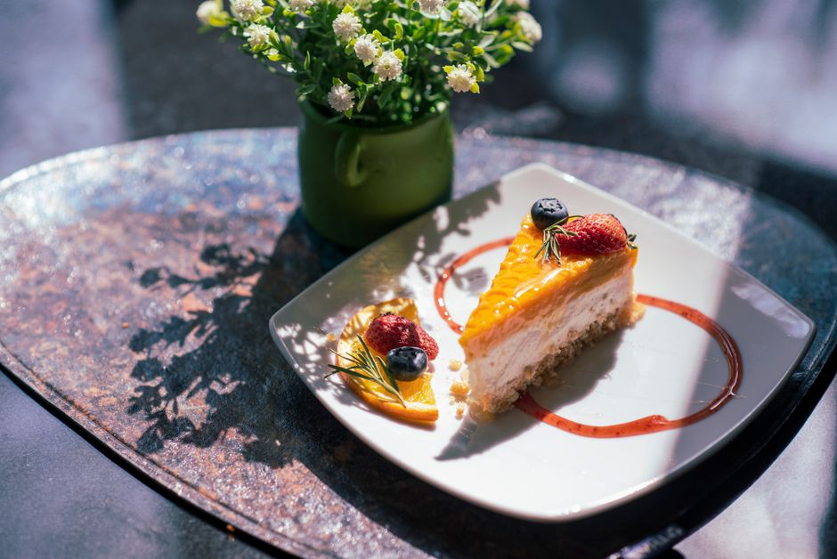 Lemon Berry Bars with lemon glaze — food · Desserts