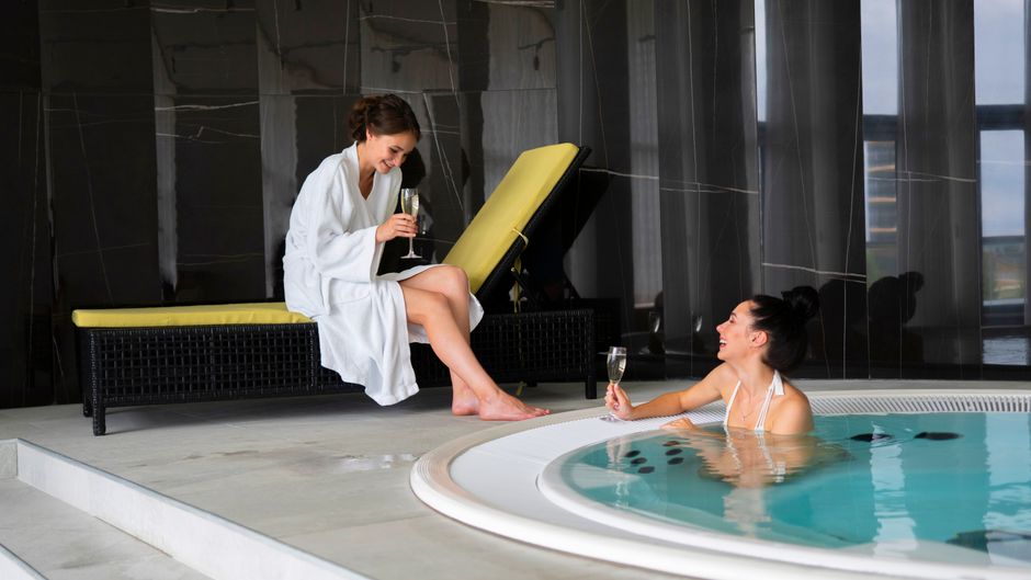 Spa Afternoon with a sunset picnic — travel · Couples Travel