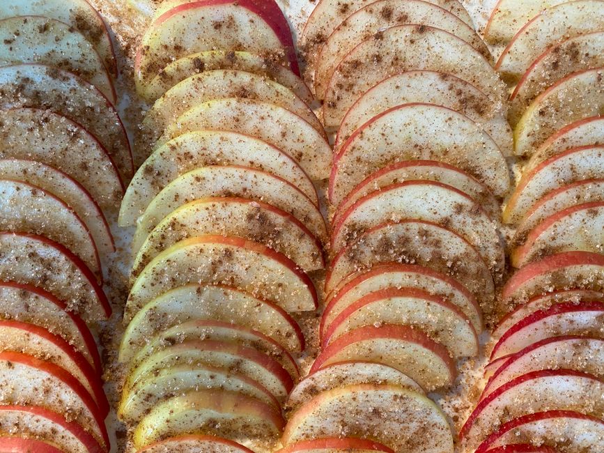 Apple Cinnamon Baked Oats with a warm fruit topping — food · Breakfast & Brunch