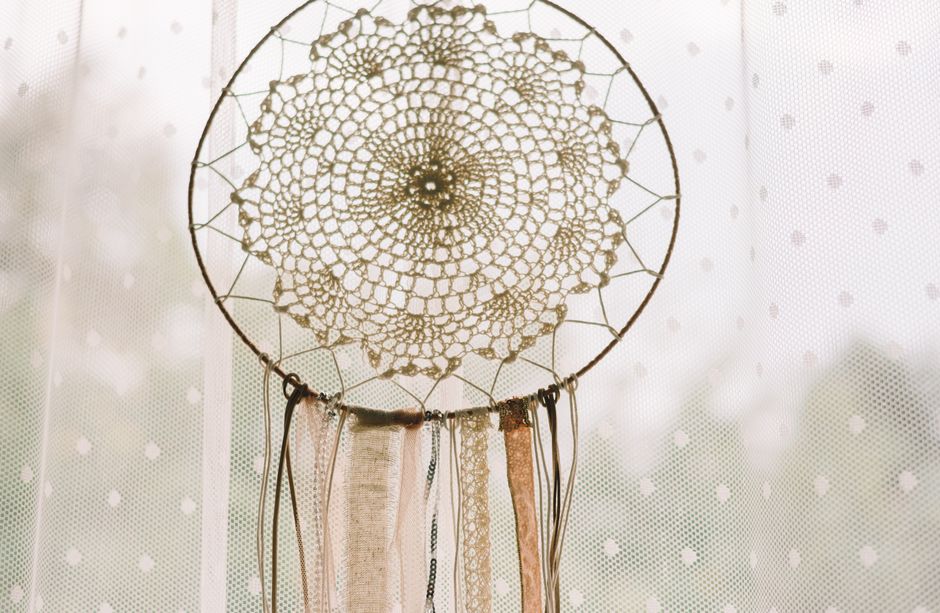 Fabric Wall Hanging with a simple stencil — diy-creativity · Crafts