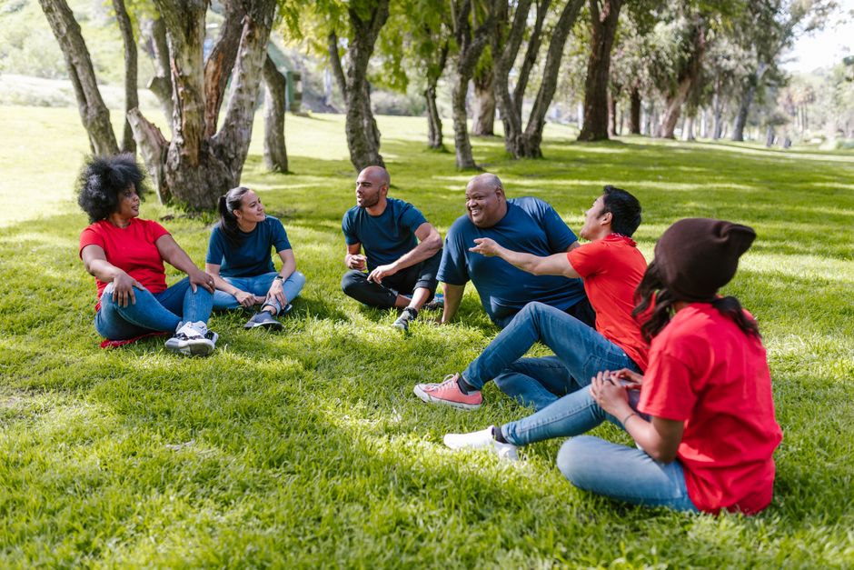 Park Meetup with a five-minute start — lifestyle · Social Life