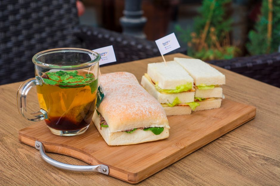 Tea Sandwich Tray — brunch buffet build for a holiday gathering — food · Food & Hosting