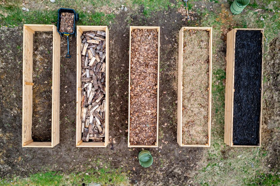 Raised Bed with a space-saving arrangement — home · Garden & Outdoor