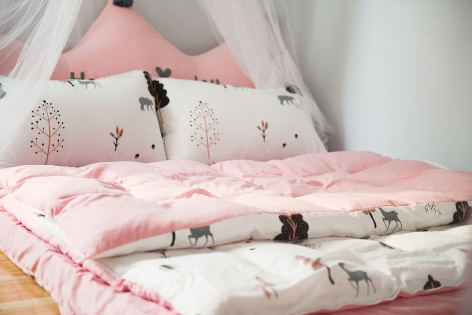 Linen Duvet with a soft curved silhouette — home · Bedrooms
