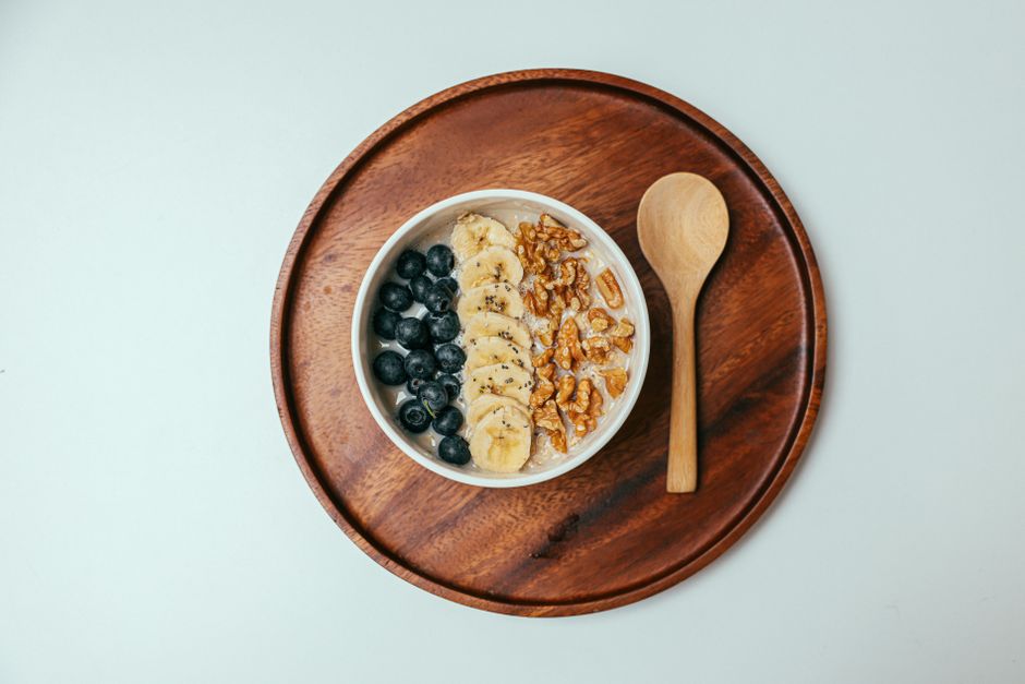 Banana Walnut Muffins for a brunch buffet — food · Breakfast & Brunch