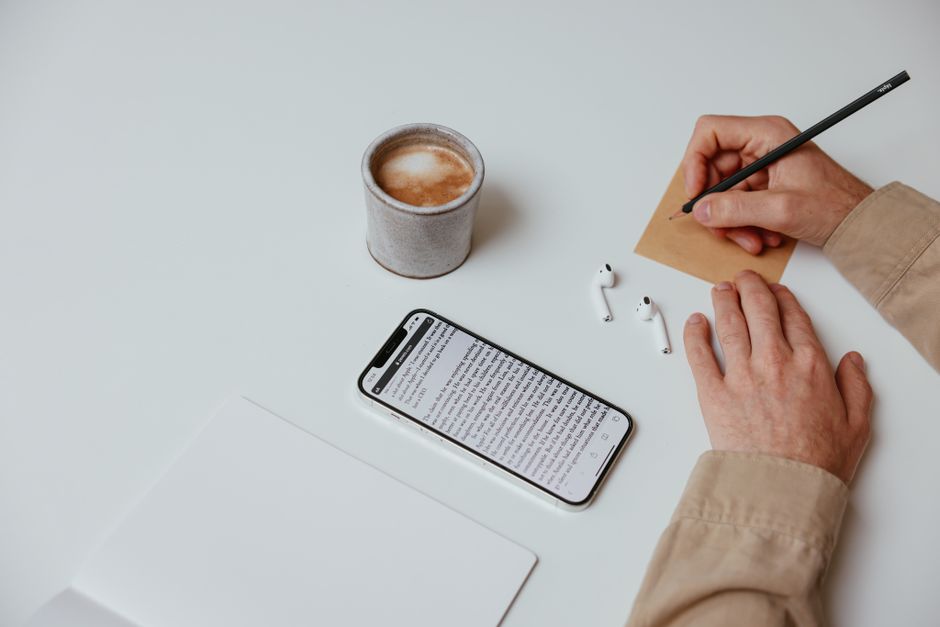 Morning Pages during a screen break — wellness · Morning Routines