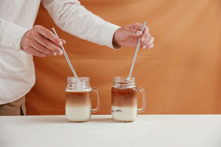 Vanilla Cold Brew with cinnamon cold foam — food · Drinks