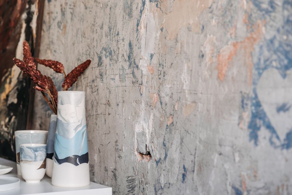 Painted Vase from recycled paper — diy-creativity · Handmade Decor