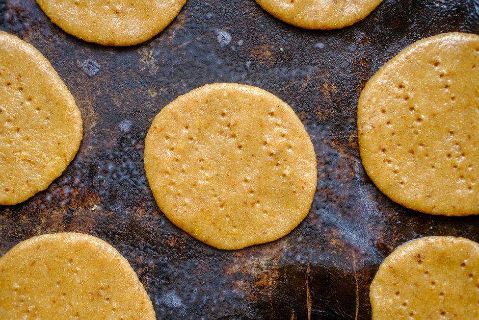 Brown Butter Cookies with cardamom — food · Baking
