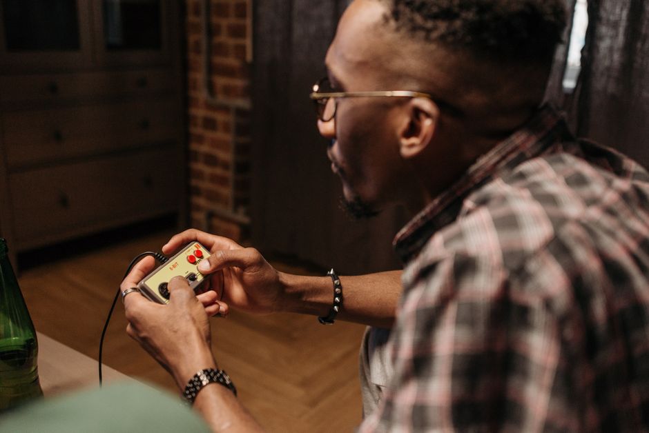 Retro Game Party around a music round — entertainment · Party Ideas