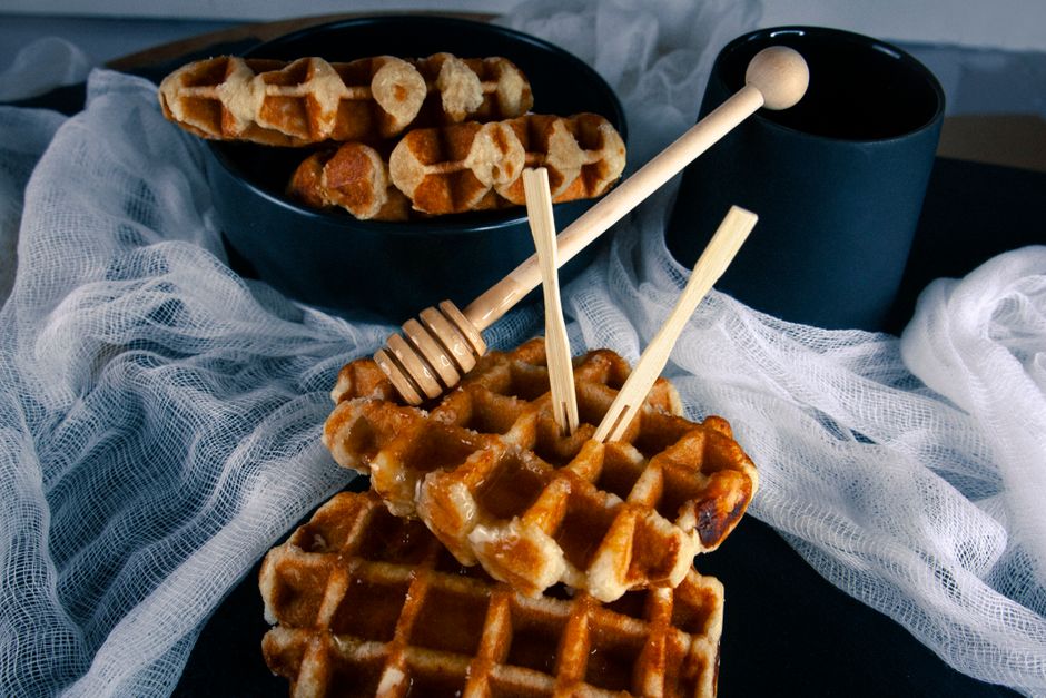 Lemon Ricotta Waffles for brunch made share — food · Breakfast & Brunch