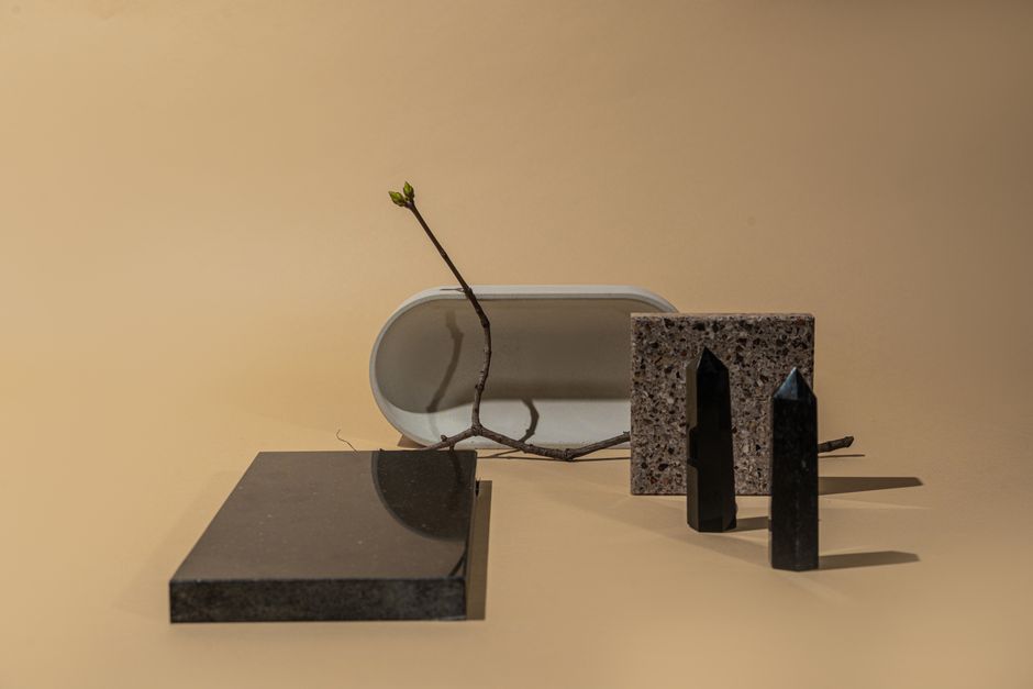Stone Tray for awkward wall space — home · Bathrooms