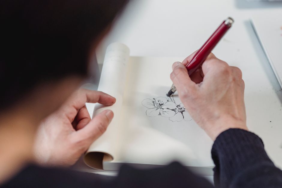 Ink Botanical Sketch for sketch thoughtful gifting — diy-creativity · Art & Painting