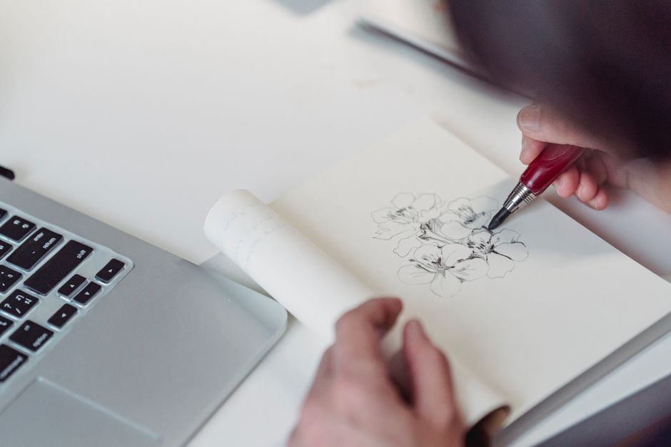 Creative Doodle during a screen break — wellness · Feel-Good Activities