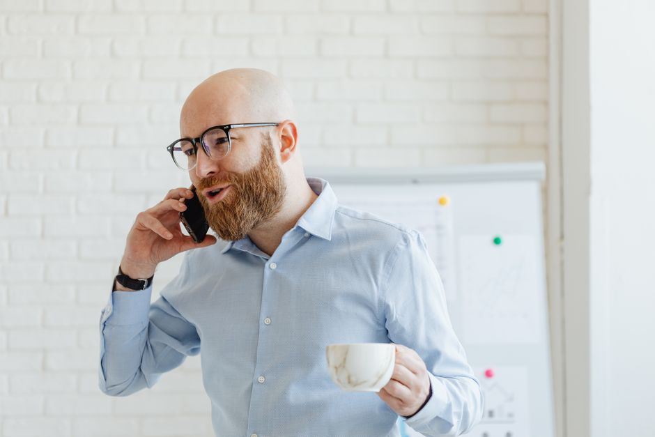 Standing Phone Call after a busy meeting after a busy meeting — wellness · Healthy Habits
