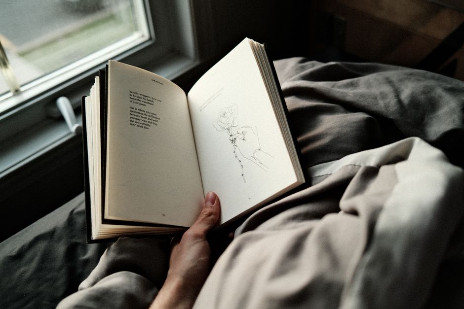 Book-And-Blanket Hour with a mindful breathing pattern — wellness · Relaxation