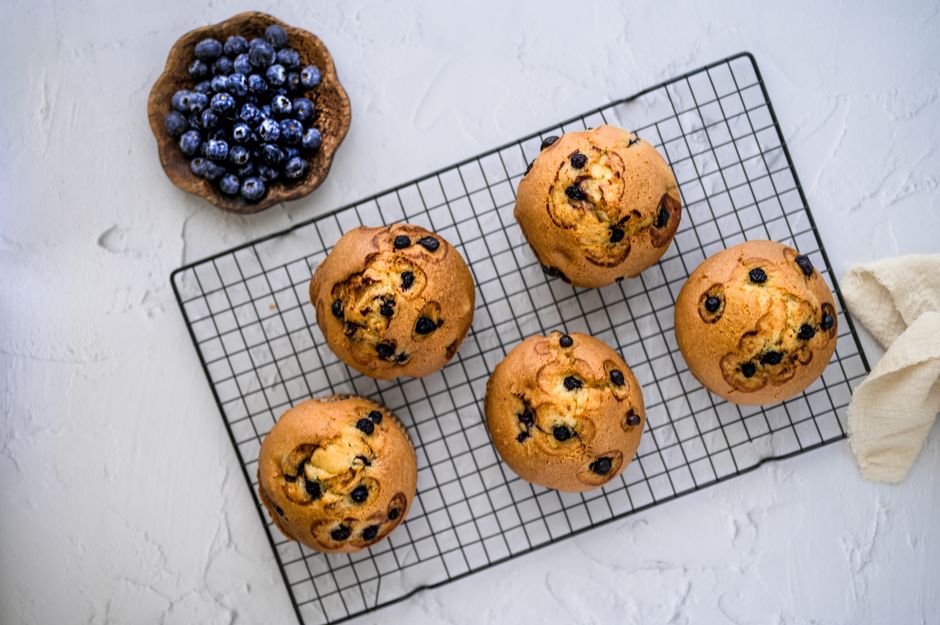Blueberry Muffins for holiday baking days — food · Baking