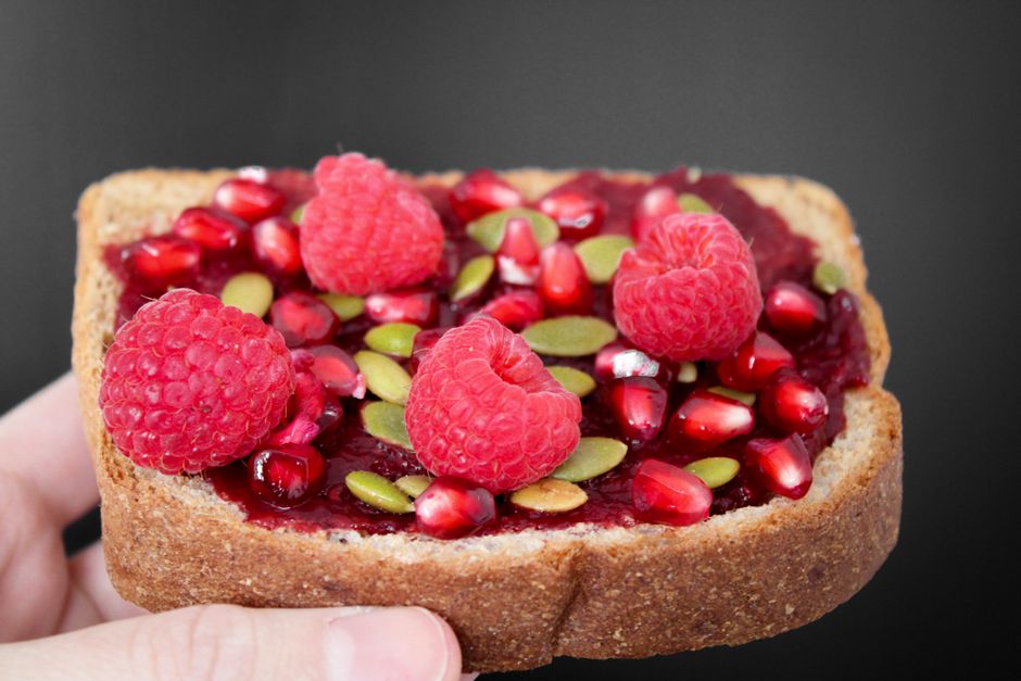 Ricotta Berry Toast — weekend breakfast brunch with honeyed fruit — food · Breakfast & Brunch