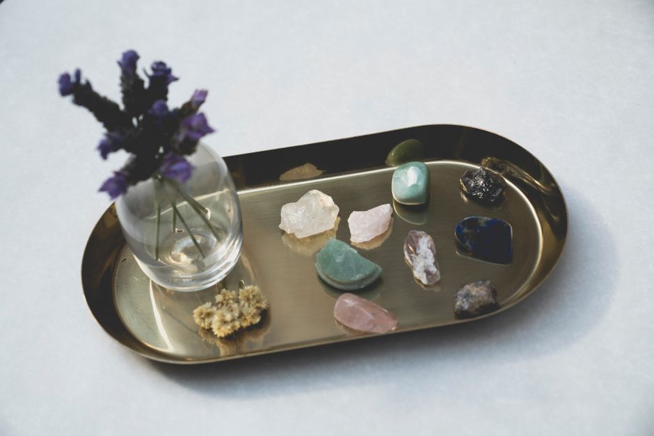 Stone Tray with a useful styling trick — home · Bathrooms